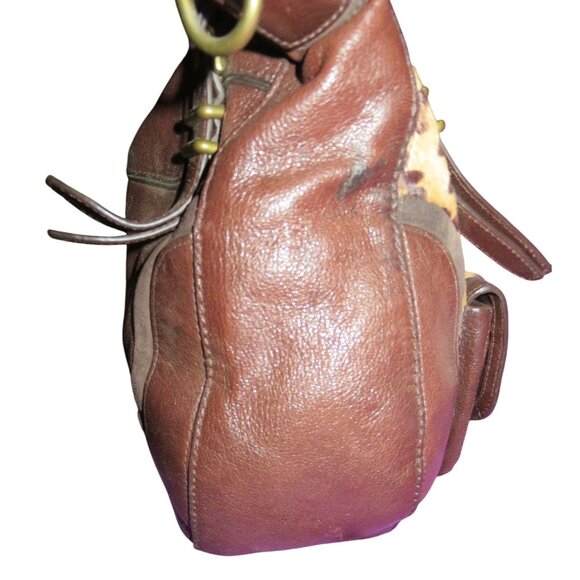 Coach 2012 Legacy Kristin Pinnacle Haircalf Ocelot Leather Laila Satchel #19956 - Picture 3 of 12